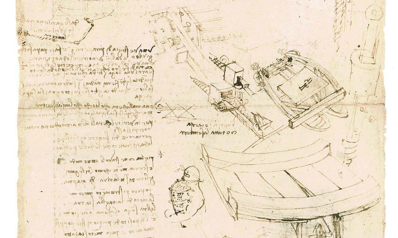 da Vinci’s design for a submarine